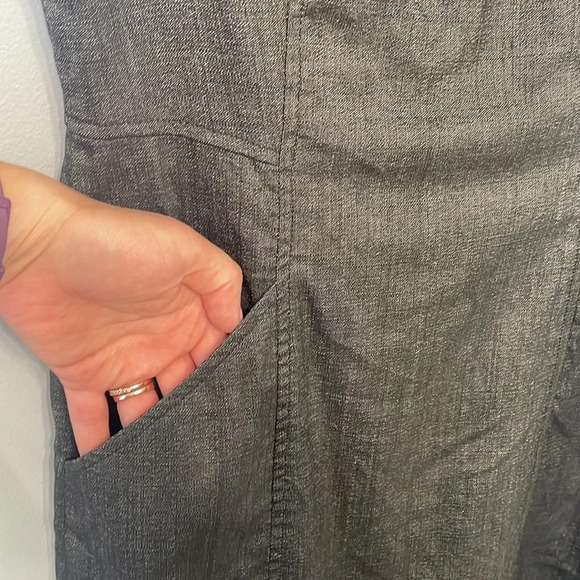 Theory Nuriana Raetia Stretch Virgin Wool Dark Grey Sheath Dress size 2 - Picture 7 of 7